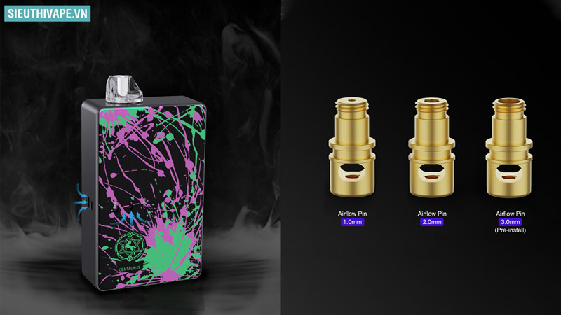 Cách Chỉnh Lỗ Gió Vape Centaurus B80 AIO