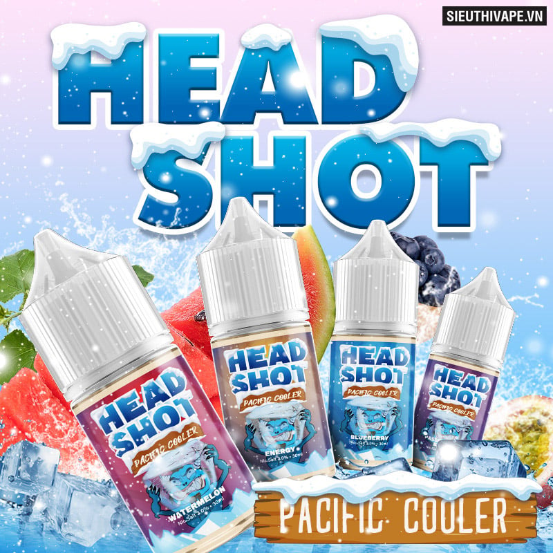 Head Shot Pacific Cooler 30ml Nước Tăng Lực