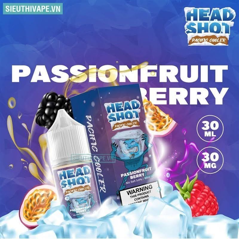 Headshot Pacific Cooler Passionfruit Berry 30ml