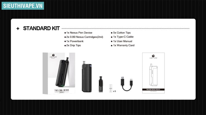 Hướng Dẫn Sử Dụng Thelema Nexus Lostvape Pod Kit