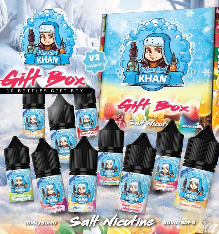 Juice Khan Saltnic - Tinh Dầu Pod Lạnh