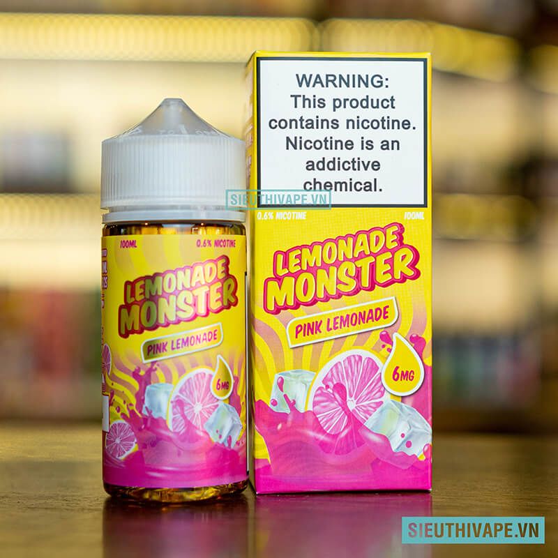 Lemonade Monster Pink Lemonade 100ml Tinh Dầu Vape Mỹ 7721