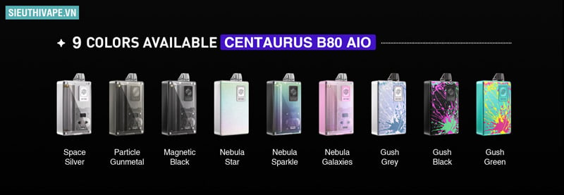 Lostvape Centaurus B80 AIO Kit màu nào đẹp