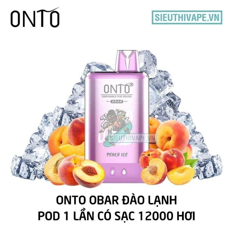 Pod 1 lần vị Đào Onto Obar Peach Ice