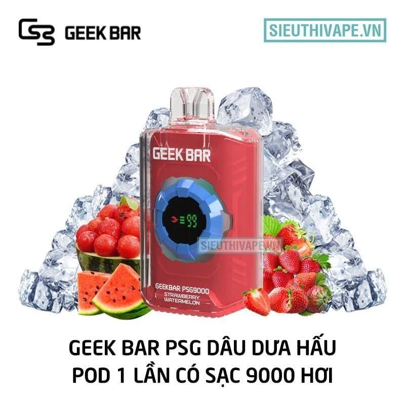 Pod trái cây dâu dưa hấu Geek Bar PSG Strawberry Watermelon