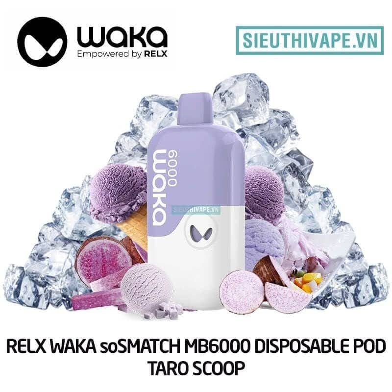 Pod trái cây khoai môn lạnh Waka soMatch Taro Scoop