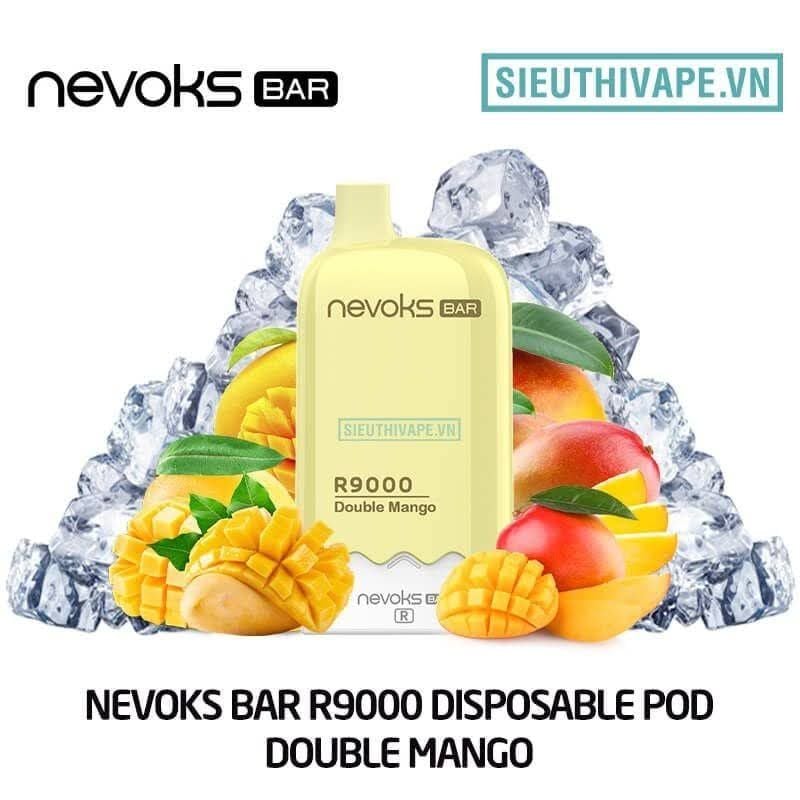 Pod trái cây xoài chín Nevoks Bar R9000 Double Mango