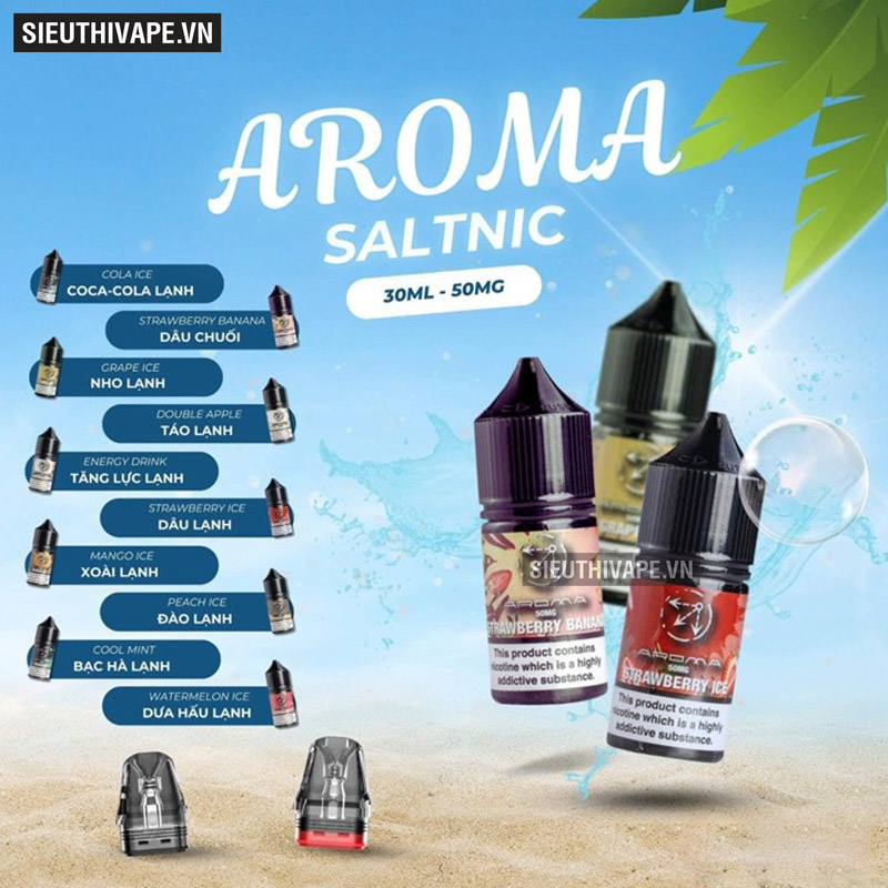 Các vị tinh dầu Aroma Salt Nic