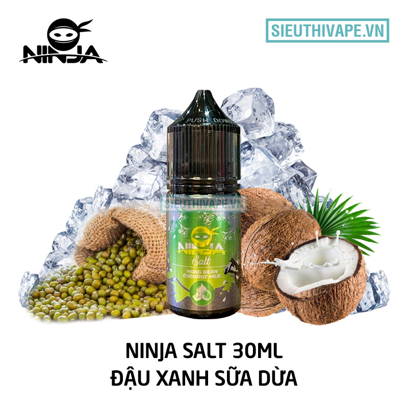 tinh-dau-salt-nic-ninja-salt-60-ni-Mung-Bean-Coconut-Milk