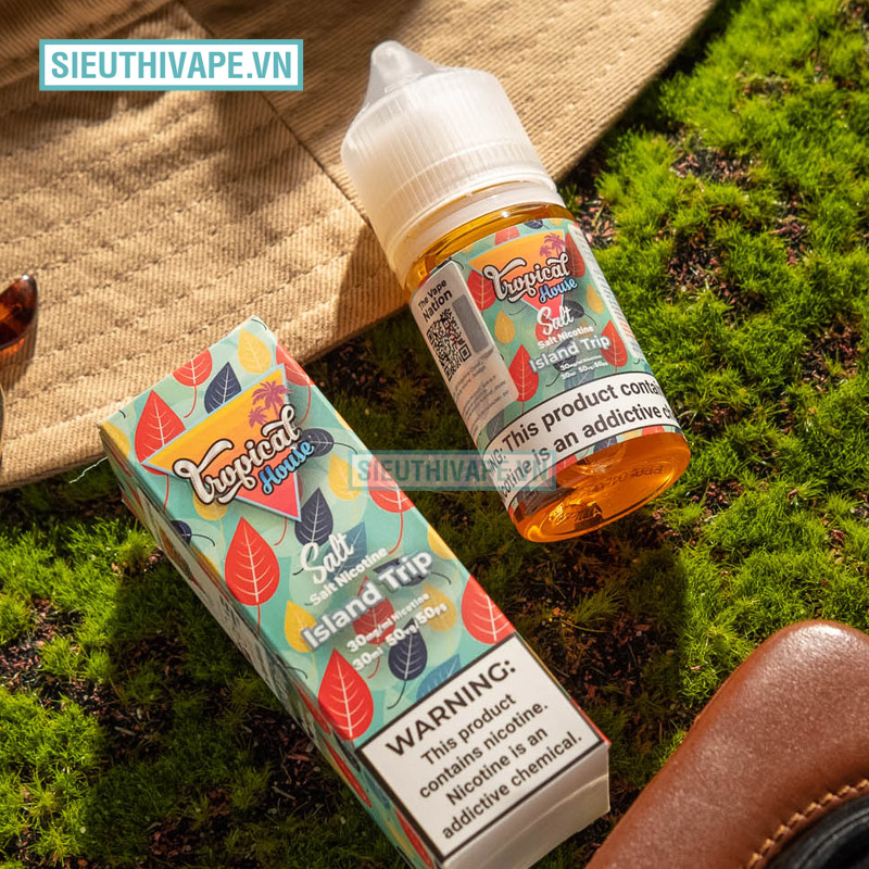 Tinh Dầu Saltnic Chính Hãng Tropical House 30ml vị Cocktail Dứa, Dừa