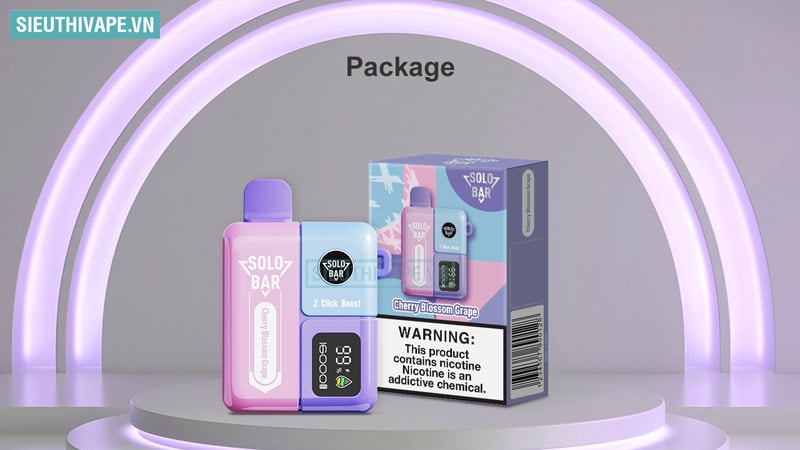 vape pod 1 lần có màn hình