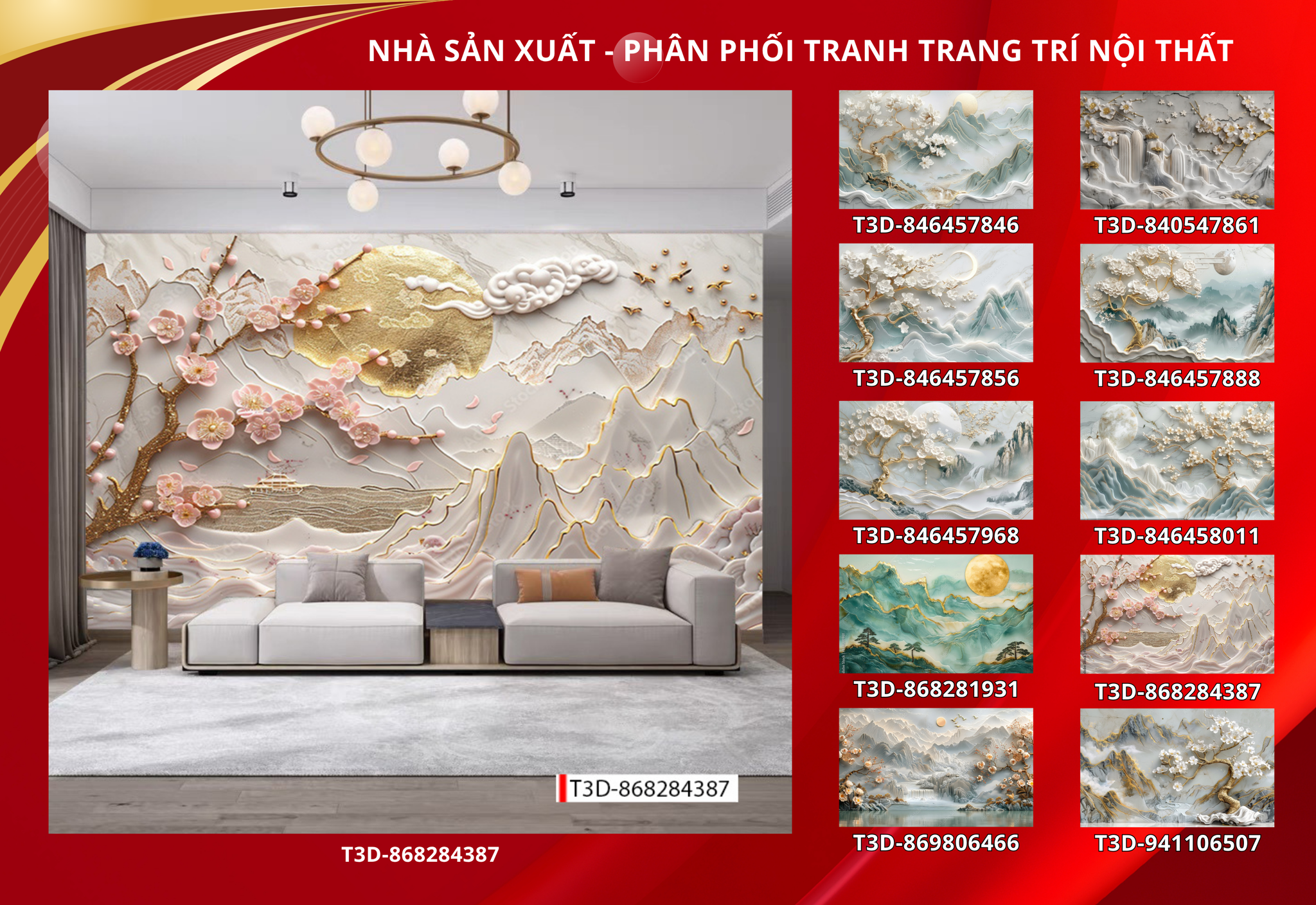 Top 10 Mẫu Tranh Treo Tường Hiện Đại 