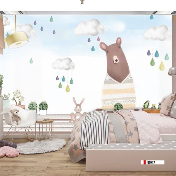 Tranh dán tường phòng ngủ trẻ em