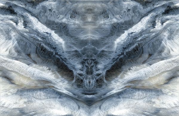 Tranh pvc vân đá đối xứng