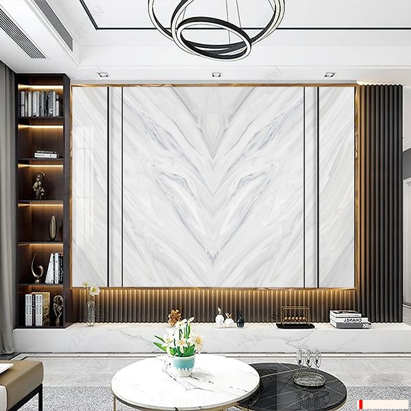 Tranh PVC vân đá đối xứng