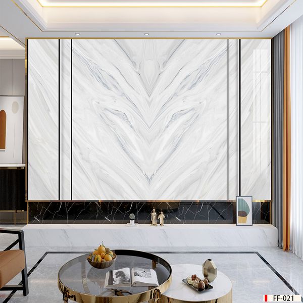 Tranh PVC vân đá đối xứng