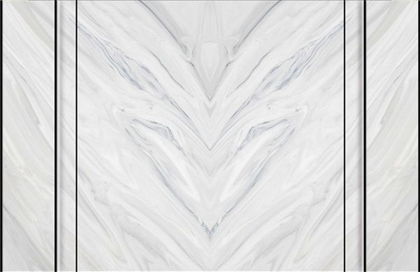 Tranh PVC vân đá đối xứng