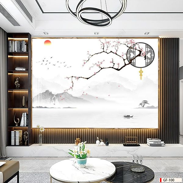 Tranh pvc vân đá phong cảnh đẹp