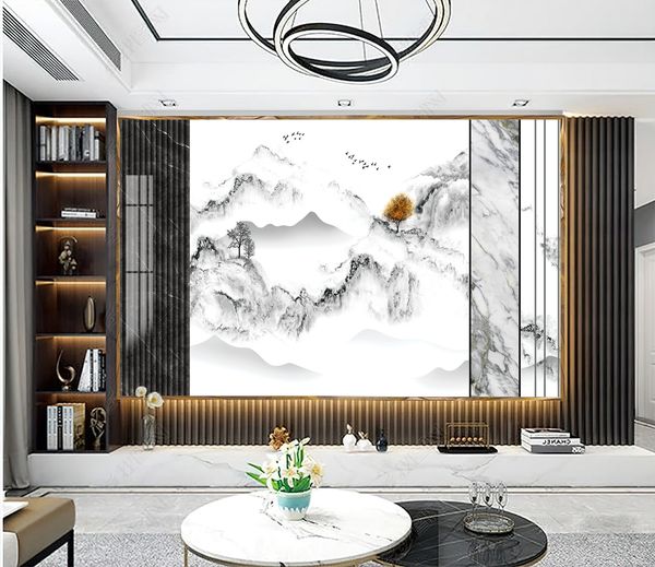 Tranh vân đá hiện đại kết hợp