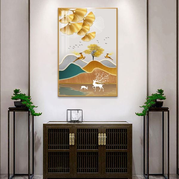 Tranh treo tường cầu thang lối đi