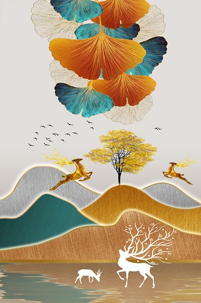 Tranh treo cầu thang chiếu nghỉ