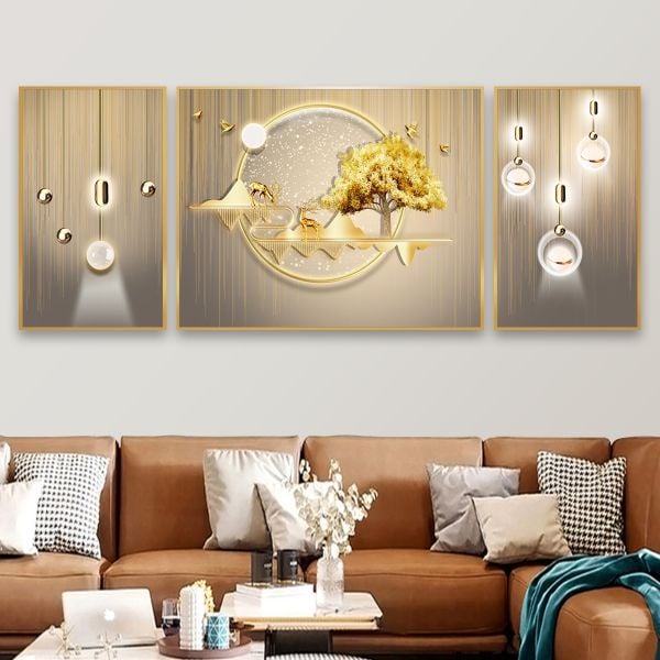 Tranh treo tường Hươu tài lộc