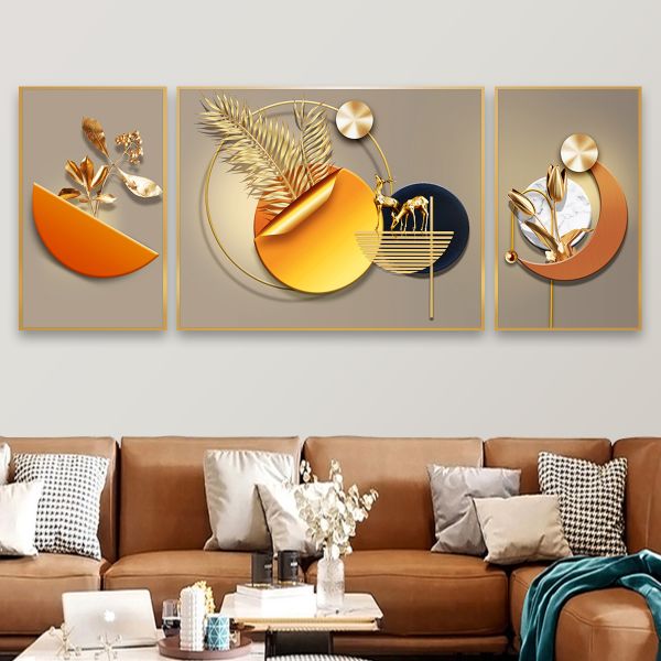 Tranh Hươu tài lộc