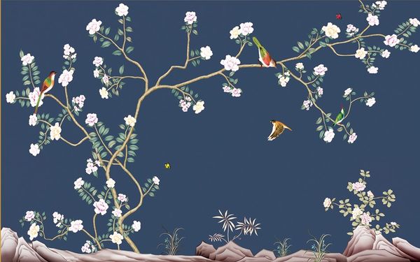 Tranh vải 3d dán tường indochine
