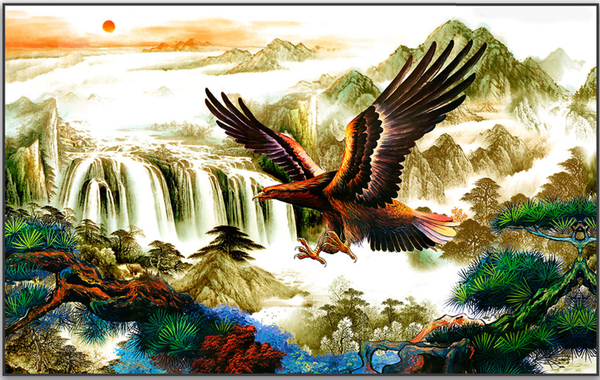 Tranh treo phòng khách sang trọng