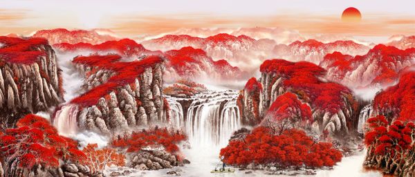 Tranh phong cảnh thiên nhiên đẹp