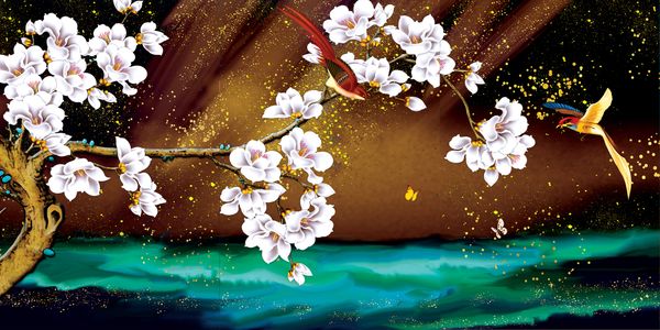 Tranh bình hoa treo tường