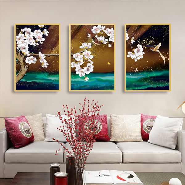 Tranh bình hoa treo tường