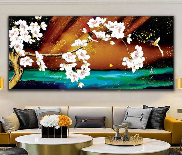 Tranh treo phòng khách hiện đại
