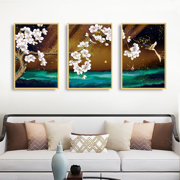 Tranh bình hoa treo tường