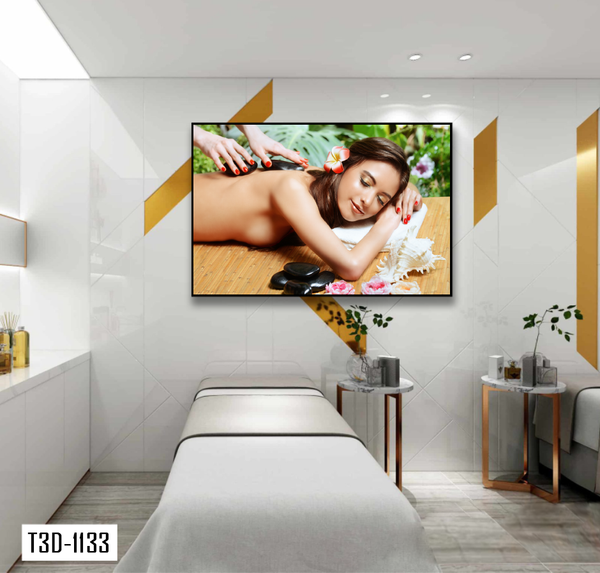 Tranh 3d trang trí spa