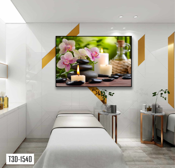 Tranh 3d trang trí spa