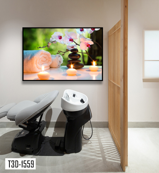 Tranh 3d trang trí spa