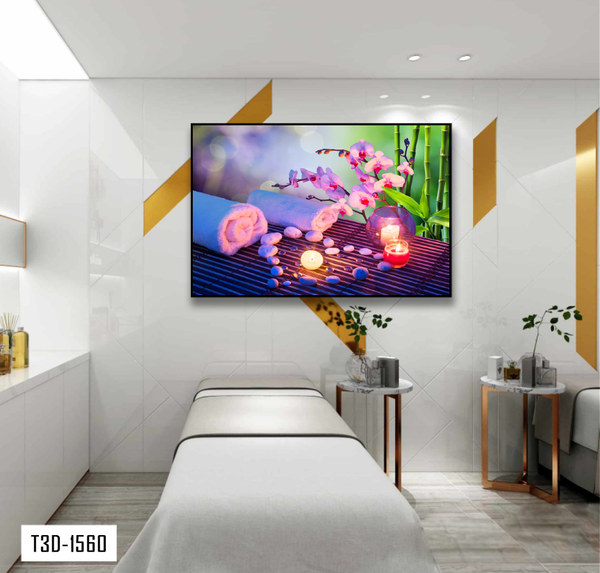 Tranh 3d trang trí spa