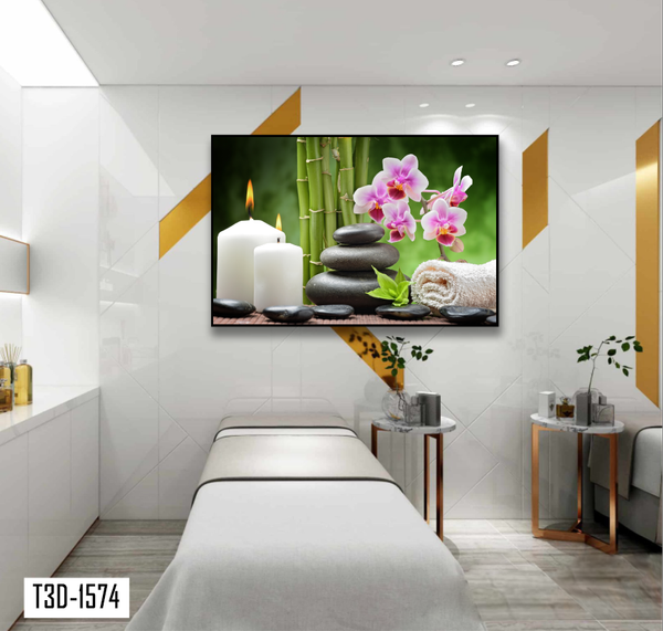 Tranh 3d trang trí spa