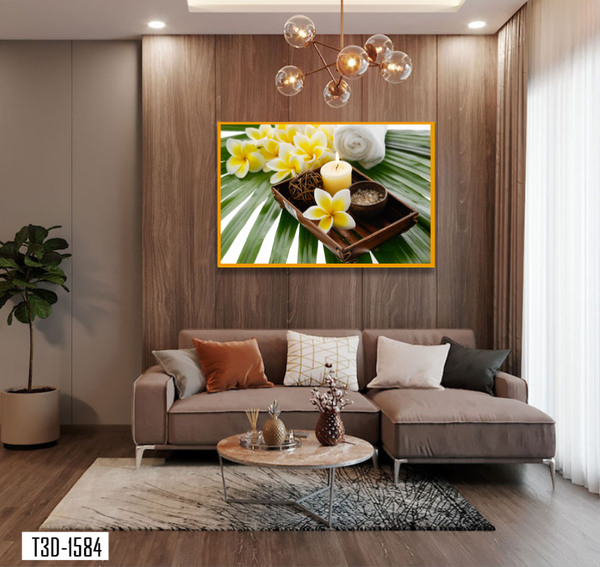 Tranh 3d trang trí spa