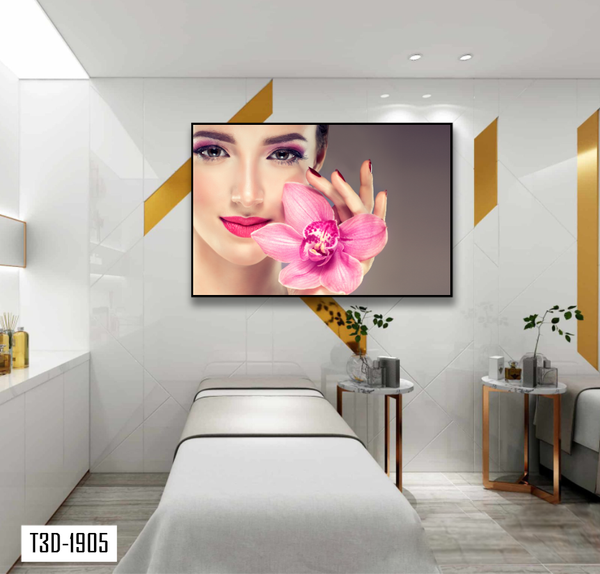 Tranh 3d trang trí spa