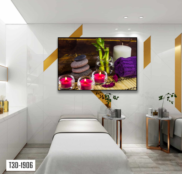 Tranh 3d trang trí spa đẹp