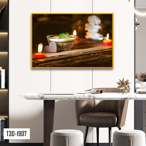 Tranh 3d treo tường spa
