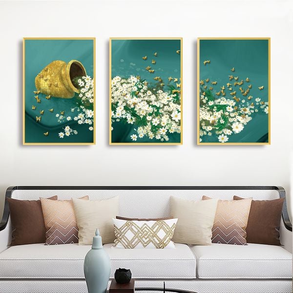 Tranh bình hoa treo tường