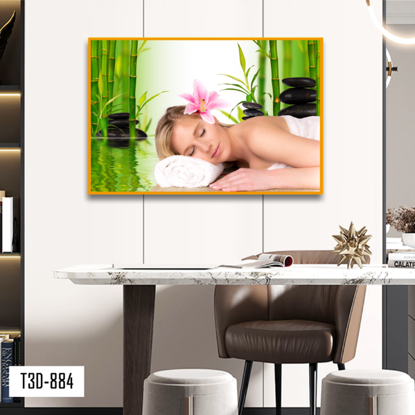 Tranh 3d treo tường spa