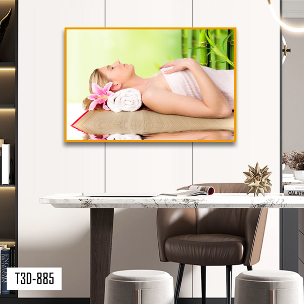 Tranh 3d treo tường spa