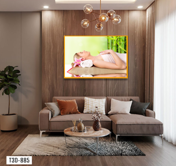 Tranh 3d trang trí spa