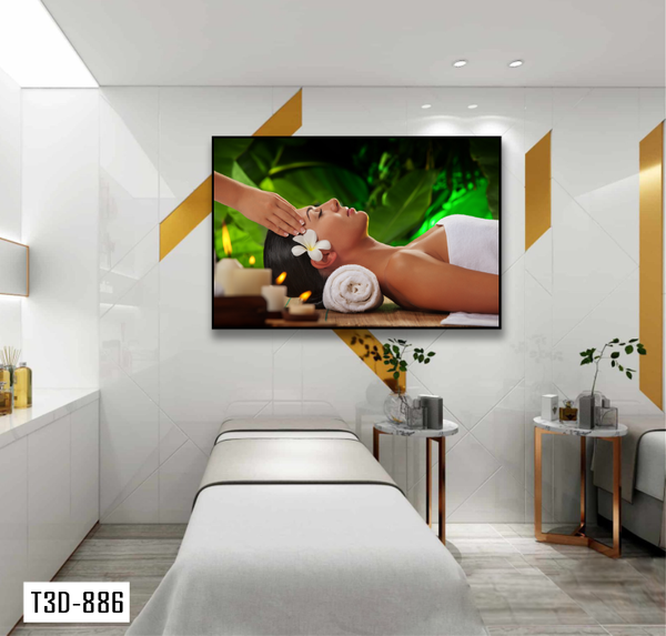 Tranh 3d trang trí spa