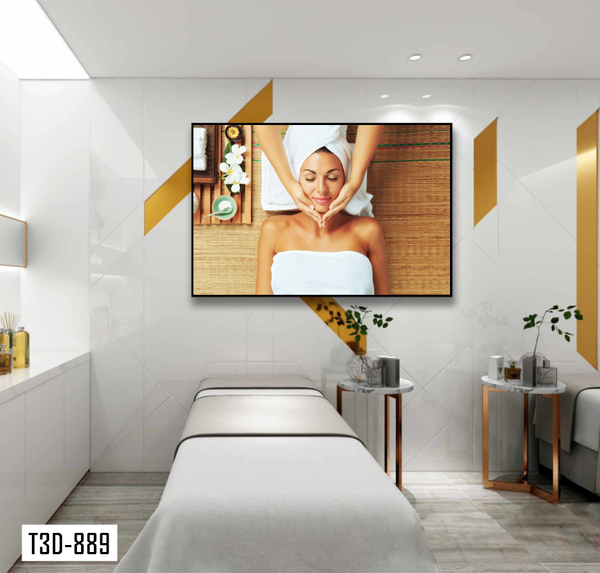 Tranh 3d trang trí spa