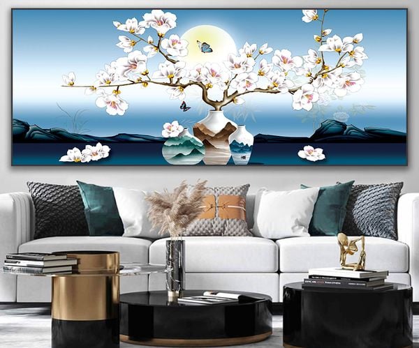 Tranh treo phòng khách hiện đại